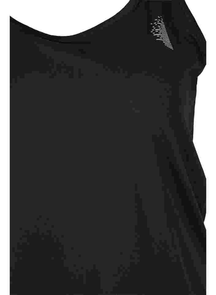 Unifarbenes Trainingsoberteil, Black, Packshot image number 2