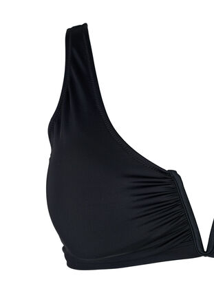 Bikinioberteil mit V-Bügel und herausnehmbaren Pads, Black, Packshot image number 2