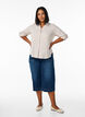 Bluse aus Leinen und Viskose mit 3/4-&Auml;rmeln, Beige, Model image number 1