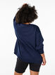 Sportliches Sweatshirt mit Aufdruck, Blau, Model image number 2