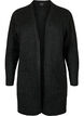 Gemusterter Strickcardigan mit Taschen, Grau, Packshot image number 0