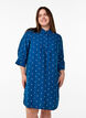 Kleid mit Kragen und Brusttasche, Blau, Model image number 0