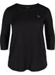 Trainingsshirt mit 3/4-Ärmeln, Schwarz, Packshot image number 0