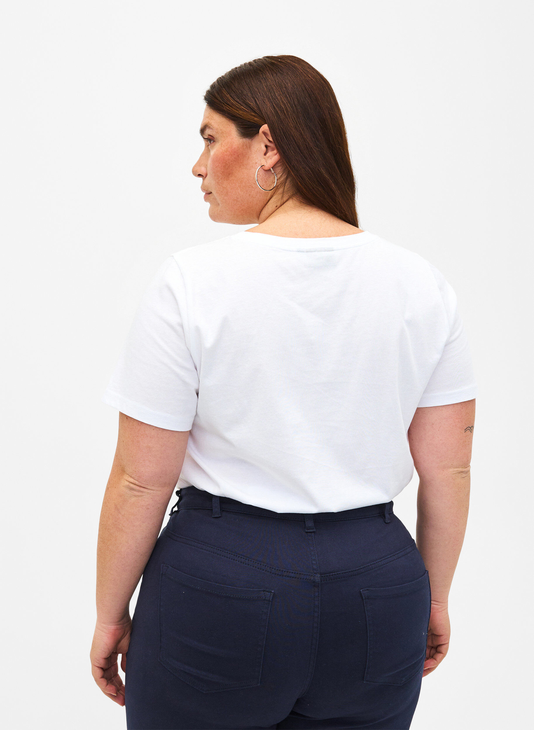 Zizzi T-shirts mit Blumenmotiv, Bright W. w. Flower, Model image number 1