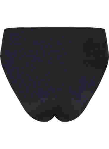Hochtaillierte Bikinihose, Black, Packshot image number 1