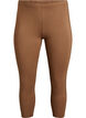 Basic 3/4-Leggings aus Viskose, Braun, Packshot image number 0