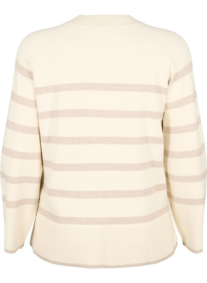 Pullover aus Viskosemischung mit Seitenschlitz	, Birch W/Simply T., Packshot image number 1