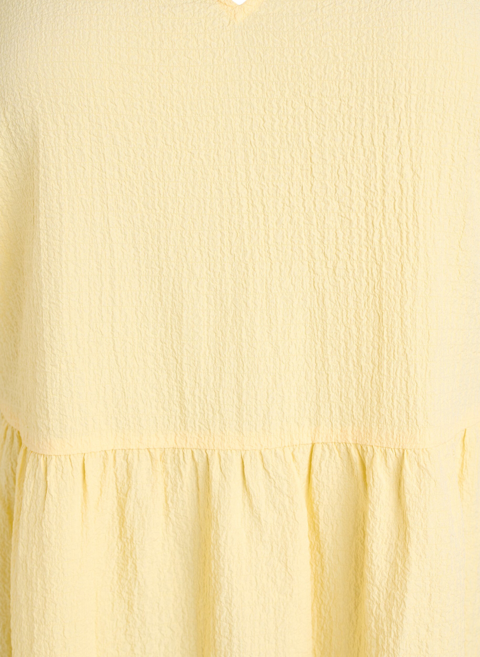 ZizziKurzes A-Linien-Kleid, Gelb, Packshot image number 2