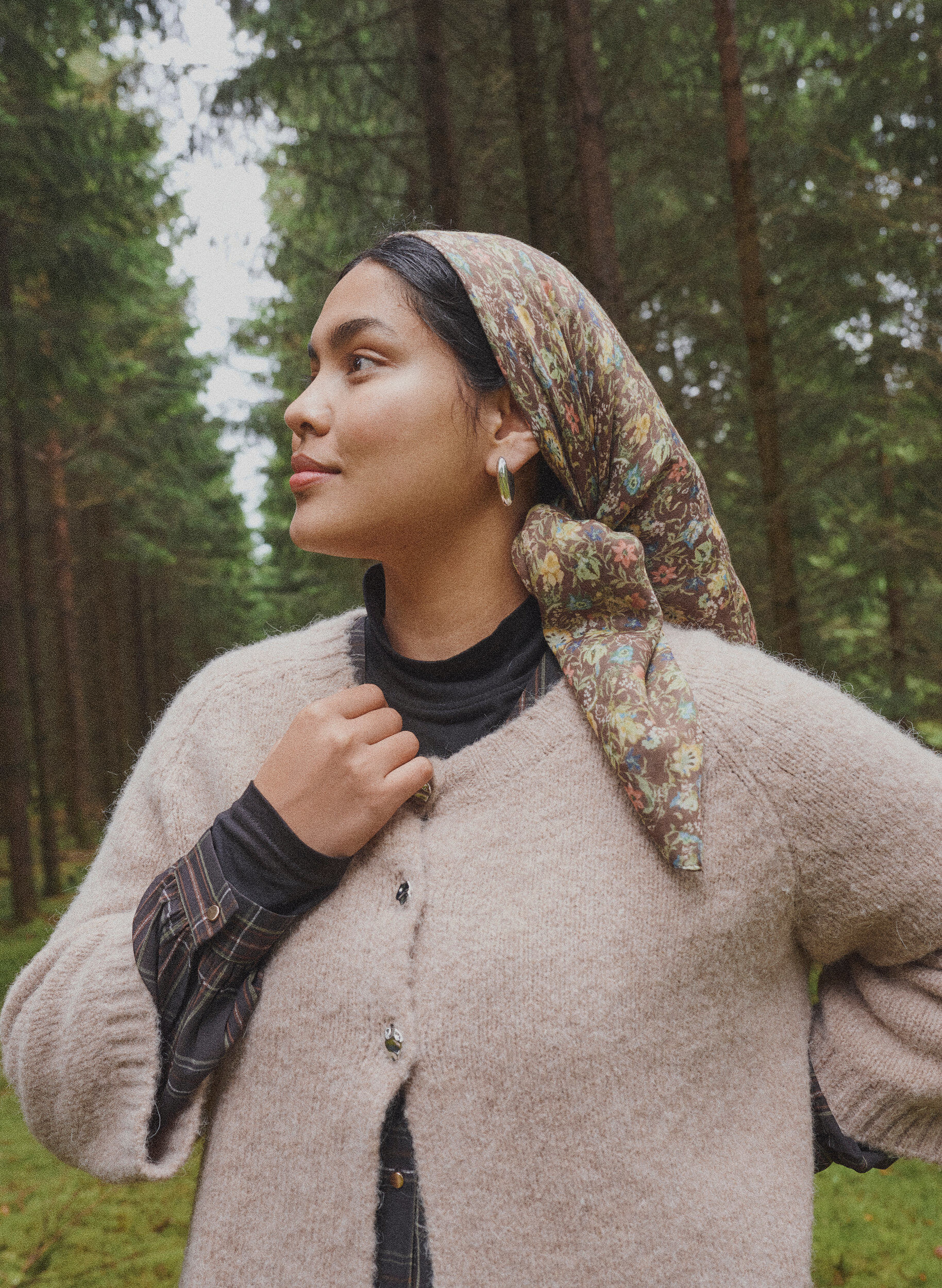 ZizziStrickjacke aus Wollmischung mit 3/4-&Auml;rmeln, Beige, Image image number 0