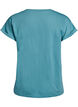 Kurz&auml;rmliges T-Shirt aus einer Baumwollmischung, Blau, Packshot image number 1