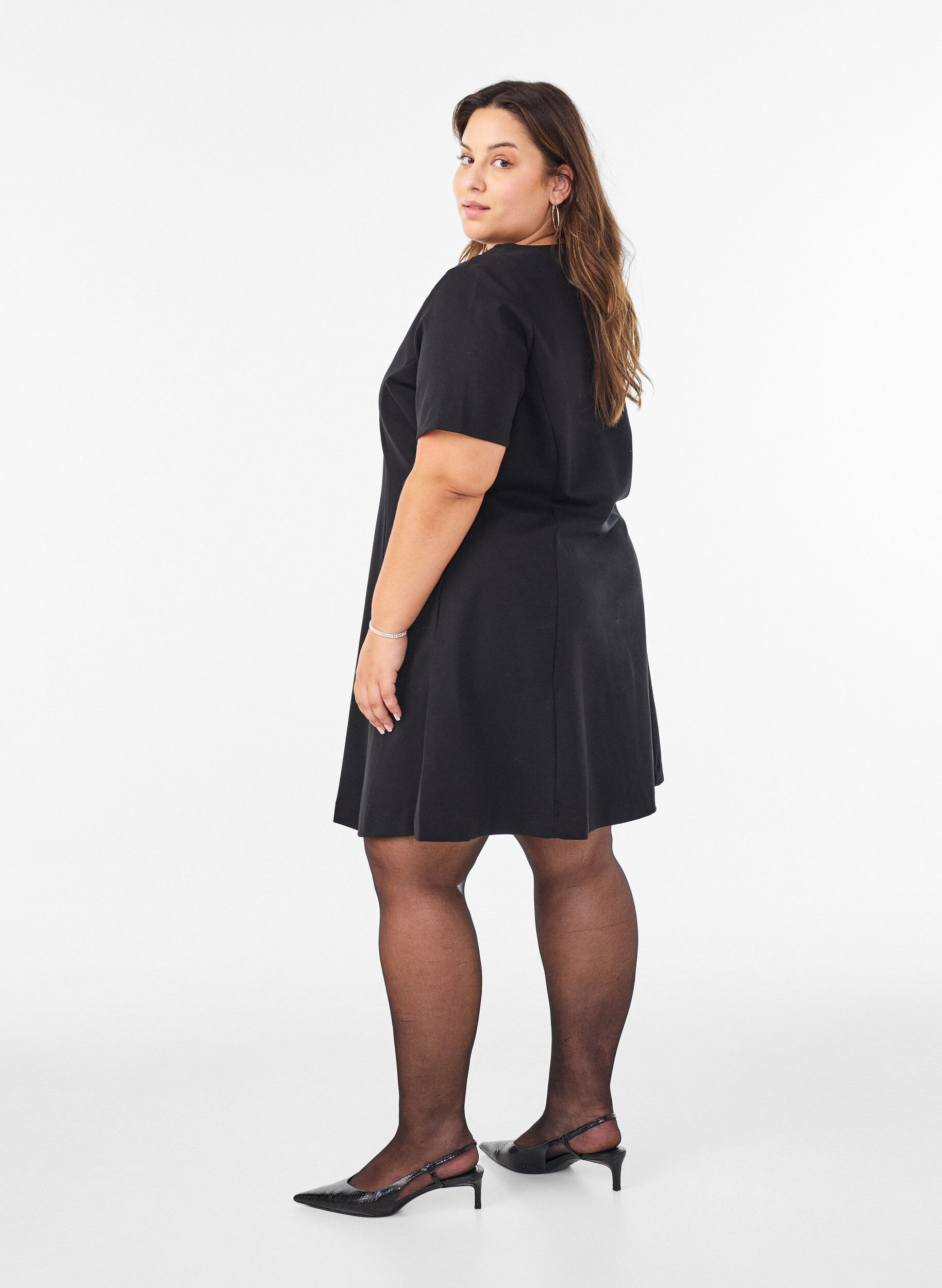 ZizziKurzes A-Linien Kleid aus Jersey, 0199, Model image number 2