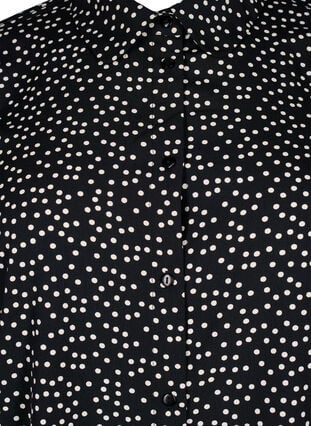 FLASH – Hemd mit Tupfen, Black White Dot, Packshot image number 2