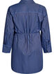 Gestreifte Bluse mit Wickeloptik und Bindeg&uuml;rtel, Blau, Packshot image number 1