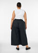 Culotte mit Gummizugbund und weiten Beinen, Schwarz, Model image number 2