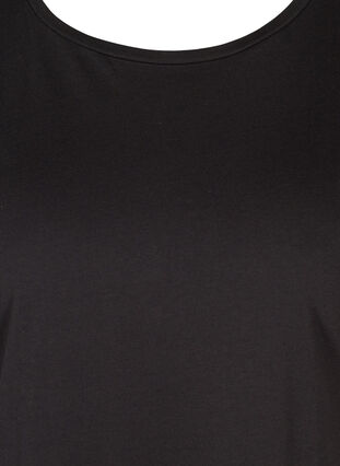 Kurzarm T-Shirt mit Pailletten, Black, Packshot image number 2