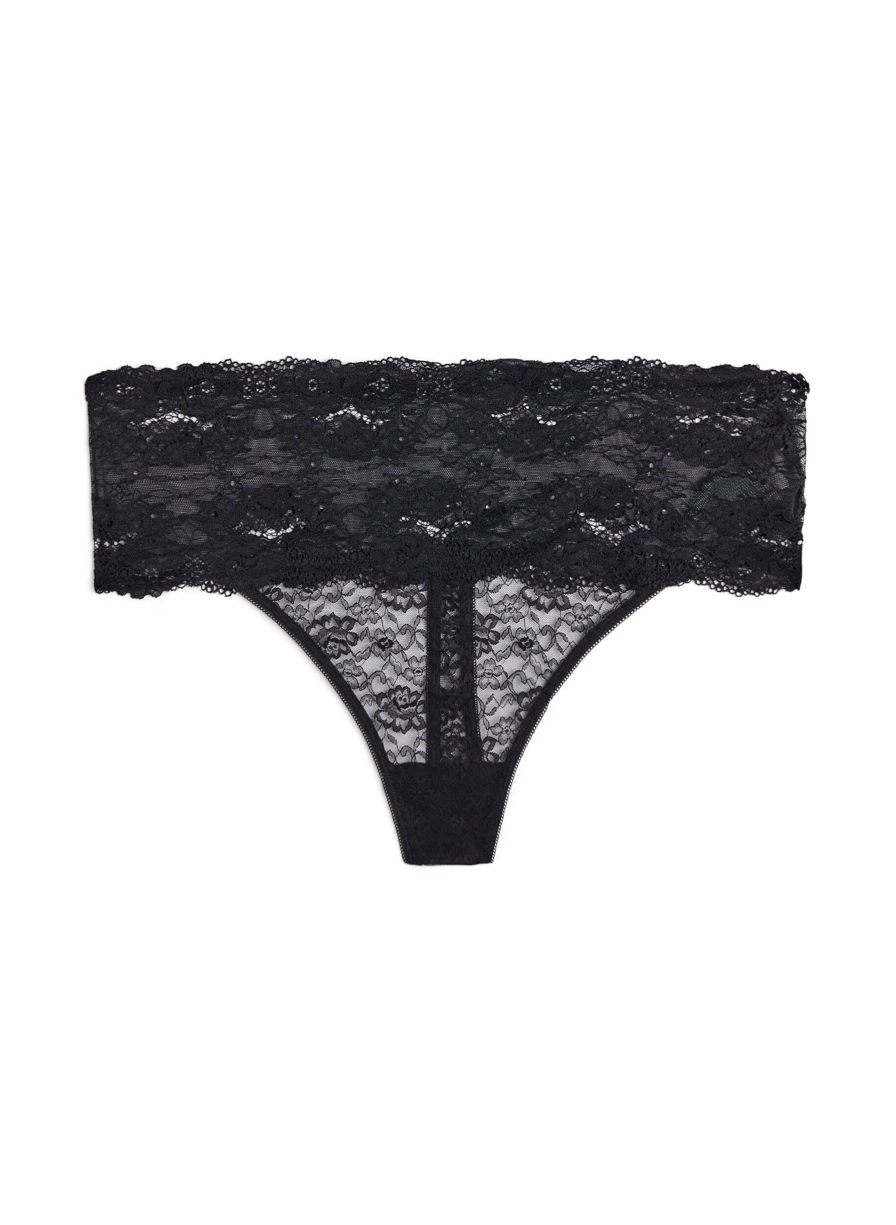Zizzi 2er-Pack G-String Slips, Schwarz, Packshot image number 2
