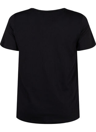 Weihnachts-T-Shirt aus Baumwolle, Black Copper Bow, Packshot image number 1