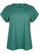 Einfarbiges Trainings-T-Shirt, Posy Green, Packshot image number 0