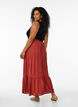 Langer Rock mit Gummizug am Bund, Rot, Model image number 1