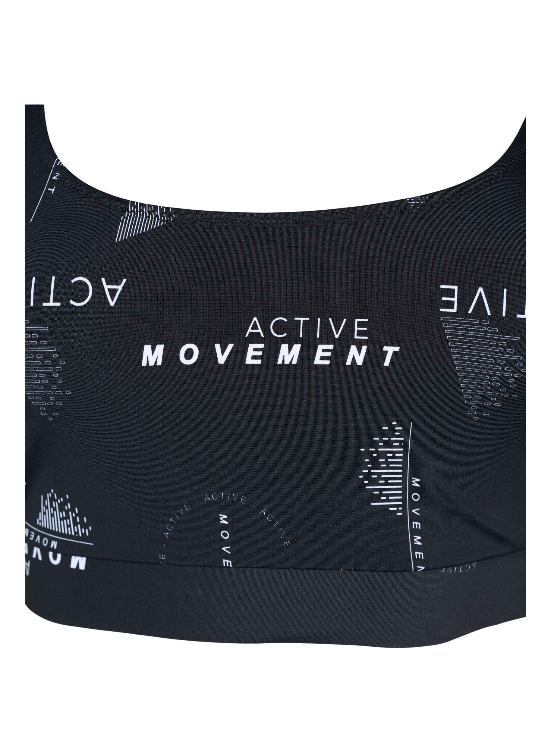 Zizzi Bikinitop mit Print, Logo Print, Packshot image number 2