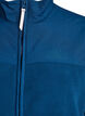 Fleecejacke mit hohem Kragen und Taschen, Blau, Packshot image number 2