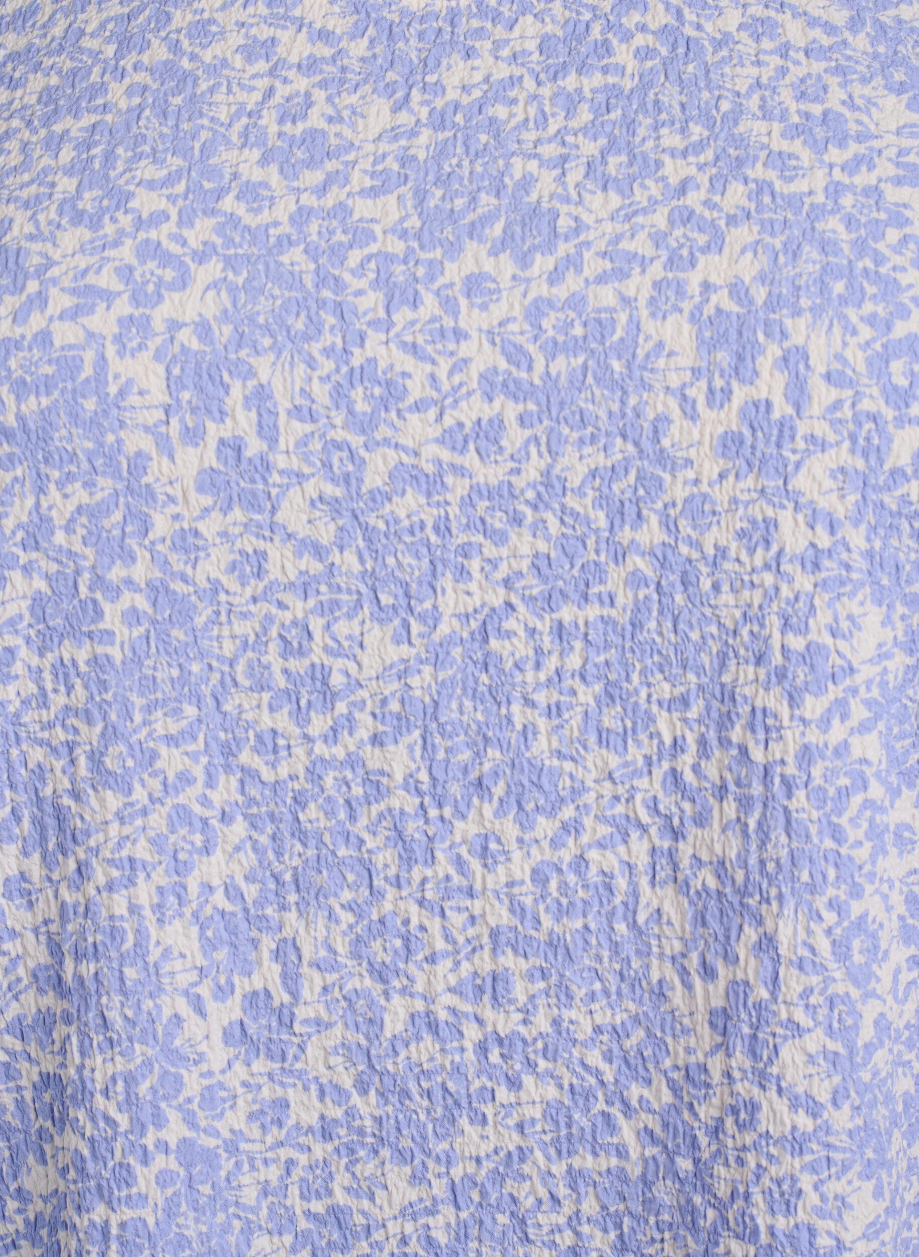 ZizziBluse mit Struktur und kurzen &Auml;rmeln, Blau, Packshot image number 2