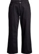 Wide-Leg-Jeans mit hoher Taille, Schwarz, Packshot image number 0