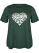 T-Shirt mit Print, Gr&uuml;n, Packshot image number 0