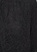 Spitzenhose mit hoher Taille und Taschen, Schwarz, Packshot image number 2