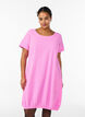 Kurzarm Kleid aus Baumwolle, Pink, Model image number 0