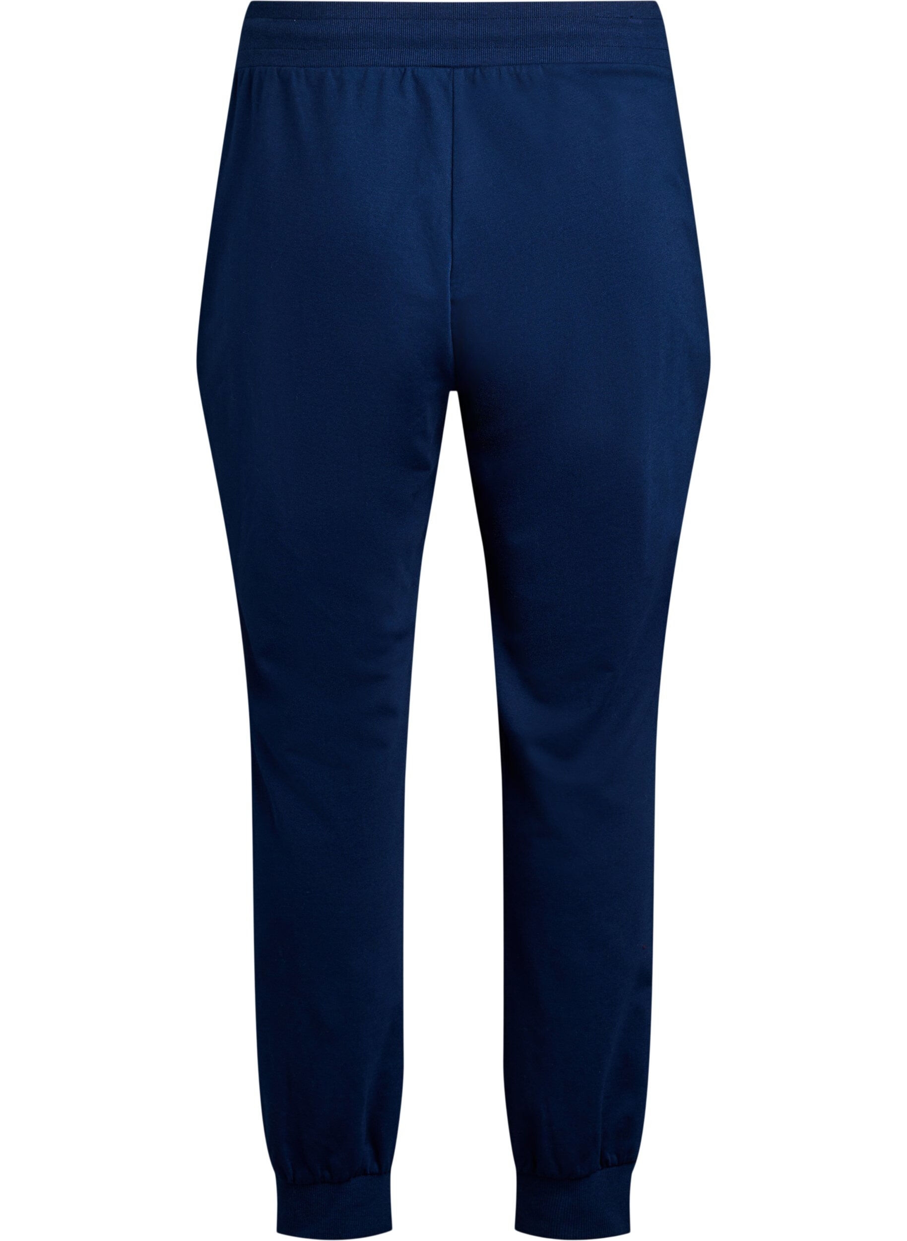 ZizziLockere Trainingshose mit Taschen, Blau, Packshot image number 1