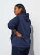 Kapuzensweatshirt mit Rei&szlig;verschluss und Taschen, Blau, Model image number 2