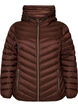 Leichte Kapuzenjacke, Braun, Packshot image number 0