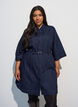 Jeanskleid mit G&uuml;rtel und 3/4-&Auml;rmeln, Blau, Model image number 0