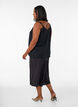 Viskoserock mit elastischem Bund, Schwarz, Model image number 2