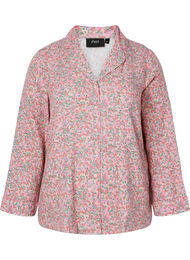 Nachthemd aus Baumwolle mit Blumenmuster, Powder Pink, Packshot