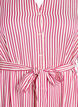 Kn&ouml;chellanges Hemdblusenkleid mit Bindeg&uuml;rtel und Streifen, Pink, Packshot image number 2