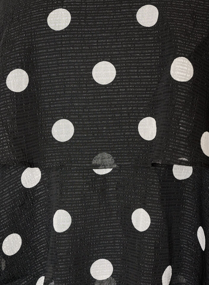 Lagen-Top mit R&uuml;schen und Spaghettitr&auml;gern, Schwarz, Packshot image number 2