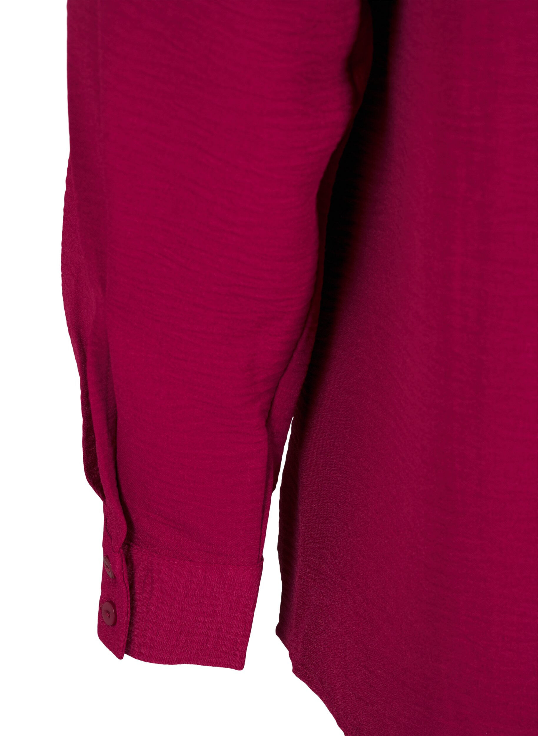 Zizzi Bluse mit Spitzendetail, Red Plum, Packshot image number 3