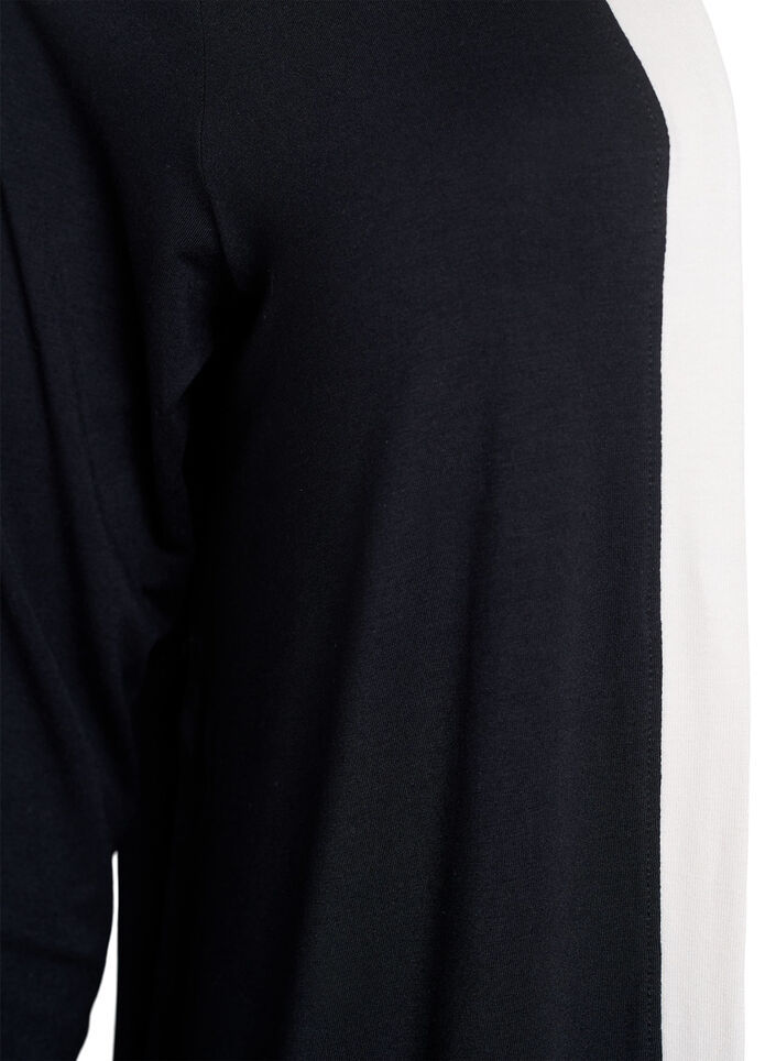 Kimono aus Viskose, Schwarz, Packshot image number 2