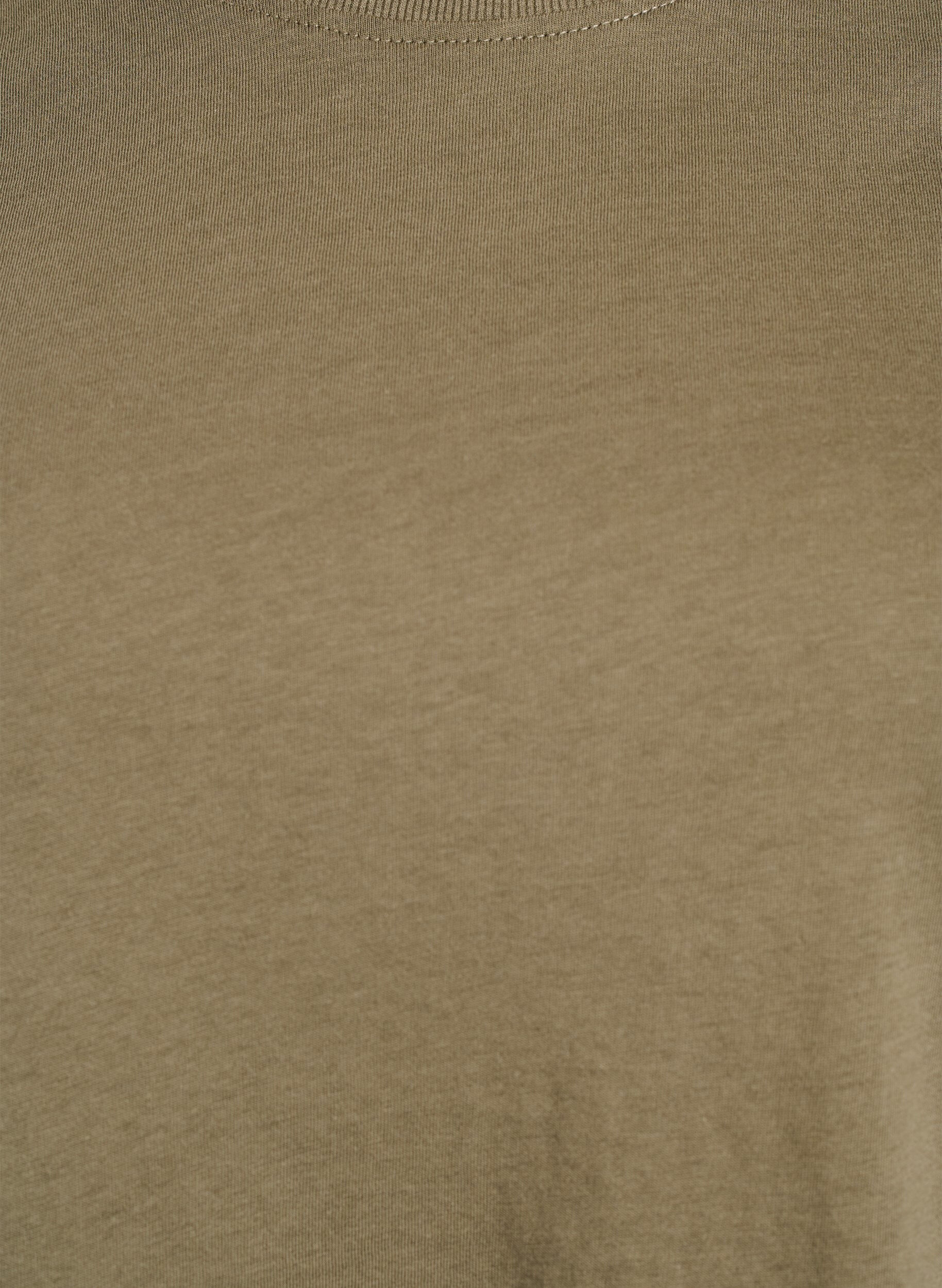 Zizzi Basic-T-Shirt aus Baumwolle mit Rundhalsausschnitt, Gr&uuml;n, Packshot image number 2