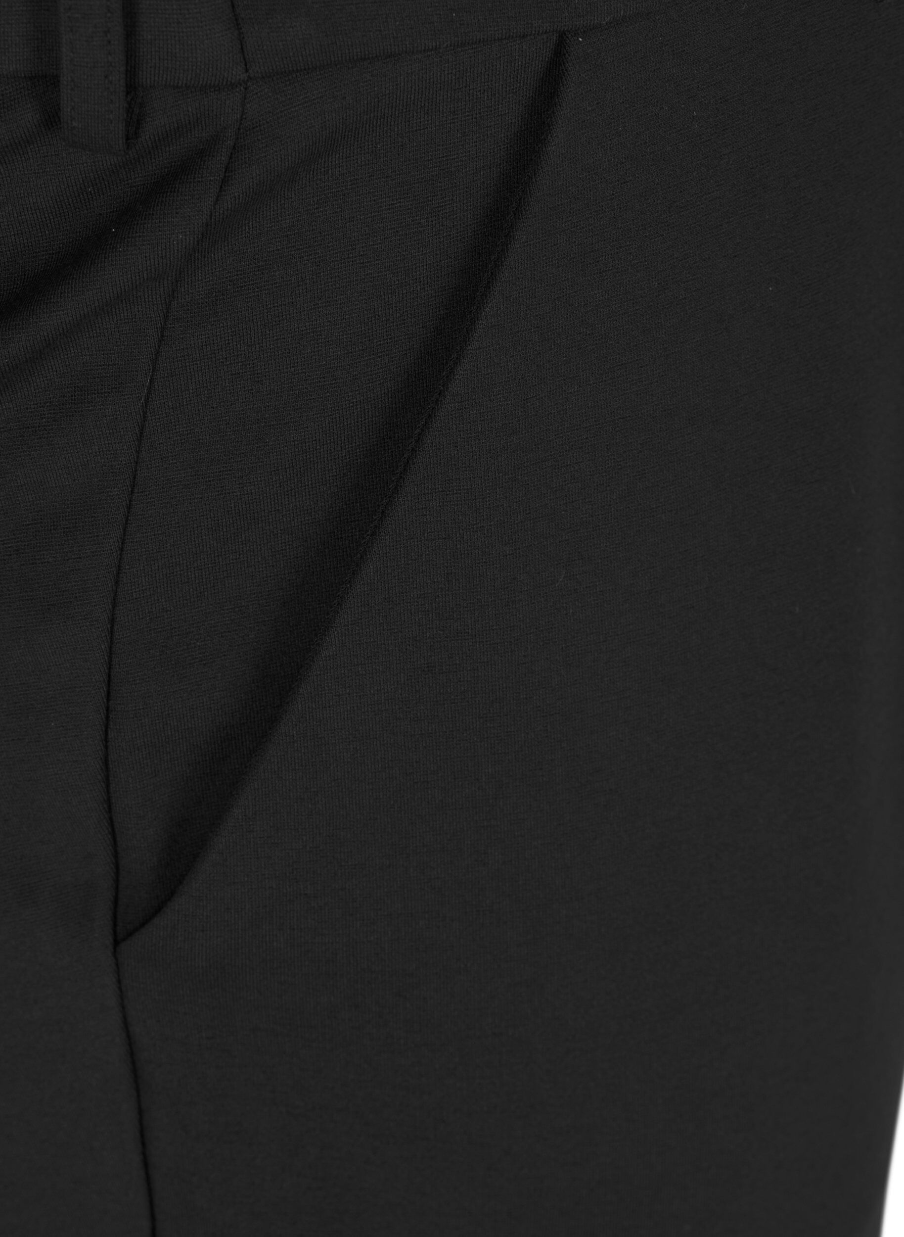 ZizziCropped Maddison Hose, Schwarz, Packshot image number 2