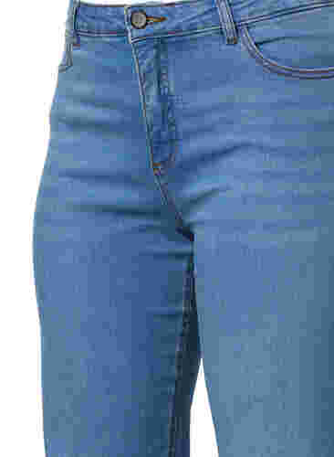 Hoch taillierte Gemma-Jeans mit normaler Passform, Light blue, Packshot image number 2