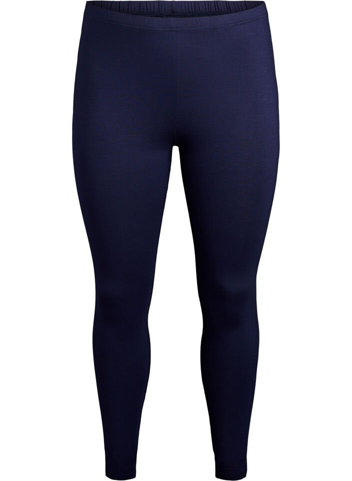 Basic Leggings aus Viskose, Blau, Packshot image number 0