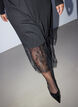Kleid aus Jersey mit Glitzer und Spitzen, Schwarz, Model image number 2