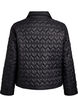 Leicht wattierte Jacke mit dekorativer Steppung, Schwarz, Packshot image number 1