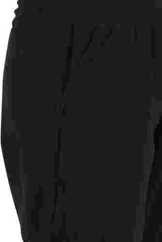 Lockere Caprihose aus Baumwolle, Black, Packshot image number 2