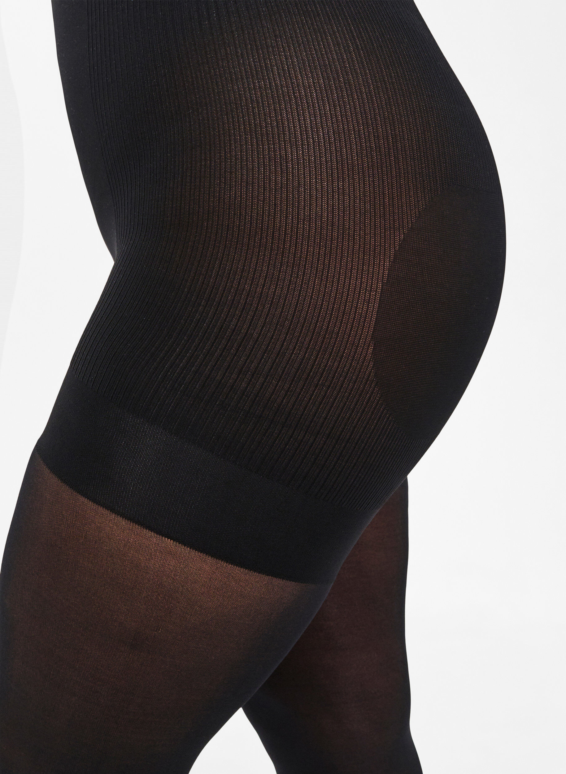 ZizziStrumpfhose 40 denier mit Push-up, Schwarz, Model image number 2