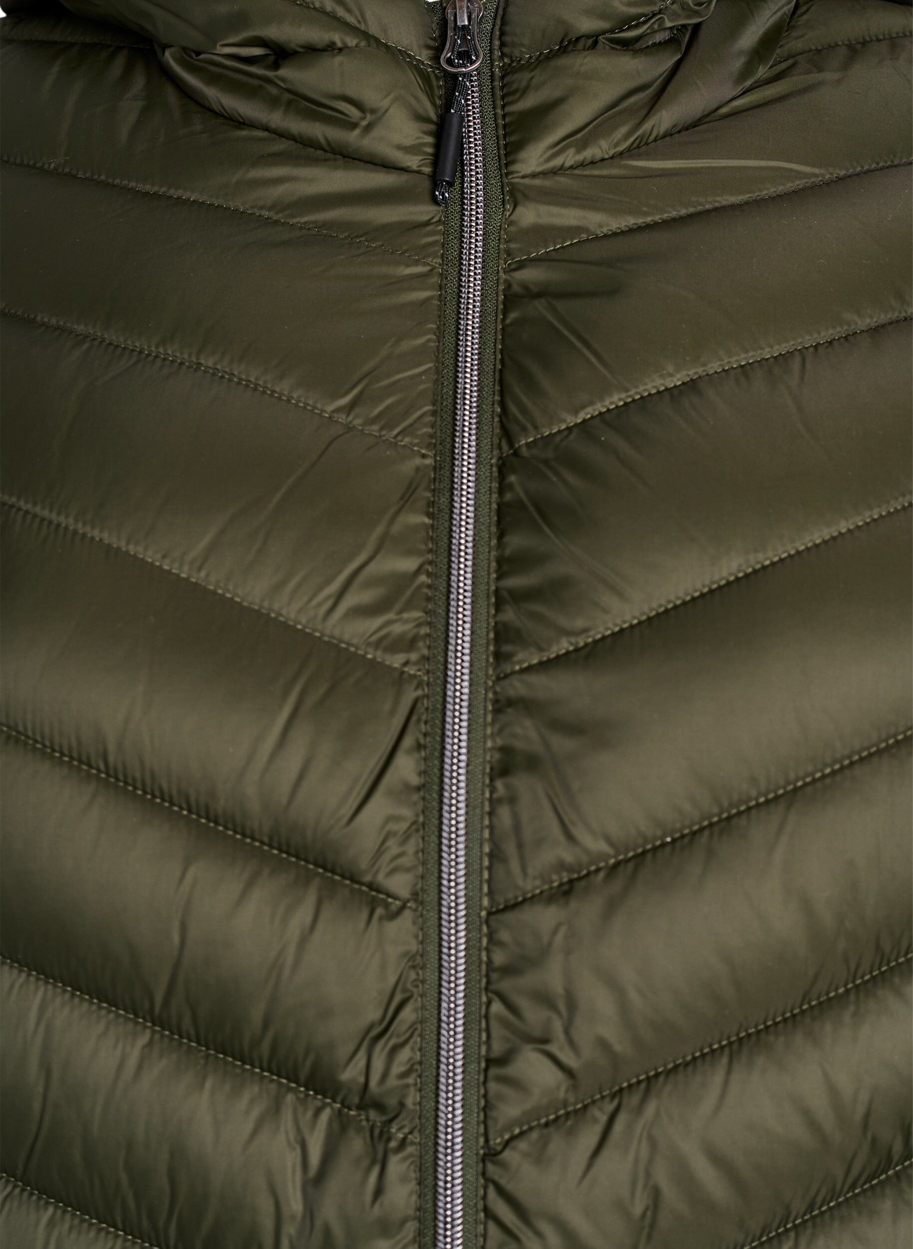 Zizzi Leichte Jacke mit Kapuze, Gr&uuml;n, Packshot image number 2