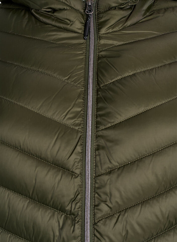 Leichte Jacke mit Kapuze, Grün, Packshot image number 2